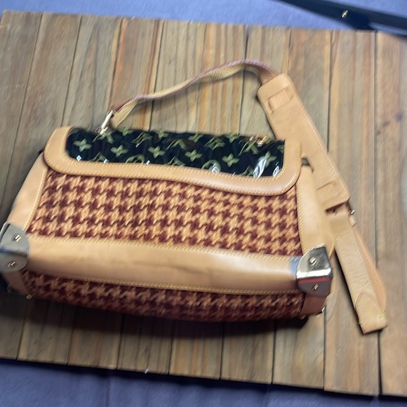 Louis Vuitton Vintage Limited Edition Rabat Bag in Coated Vinyl, Tweed & Leather - Picture 7 of 15